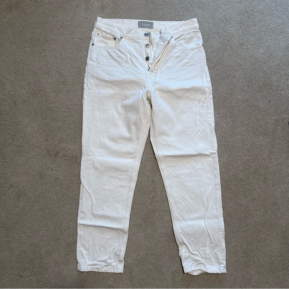 Everlane The 90’s Cheeky Jean Organic Cotton White Size 29